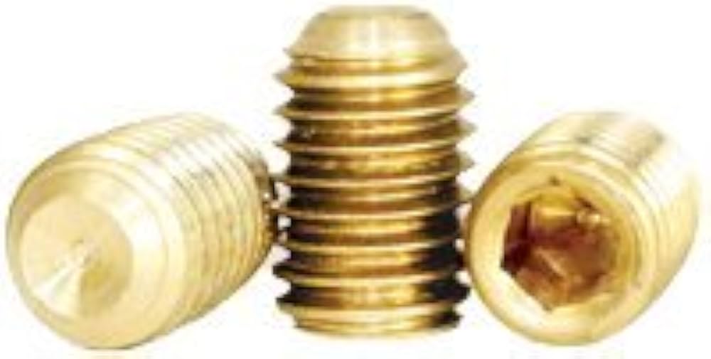 Picture of Brighton Best Br107389 5/16"-18X5/8" Socket Set Screws Cup Point Coarse Brass